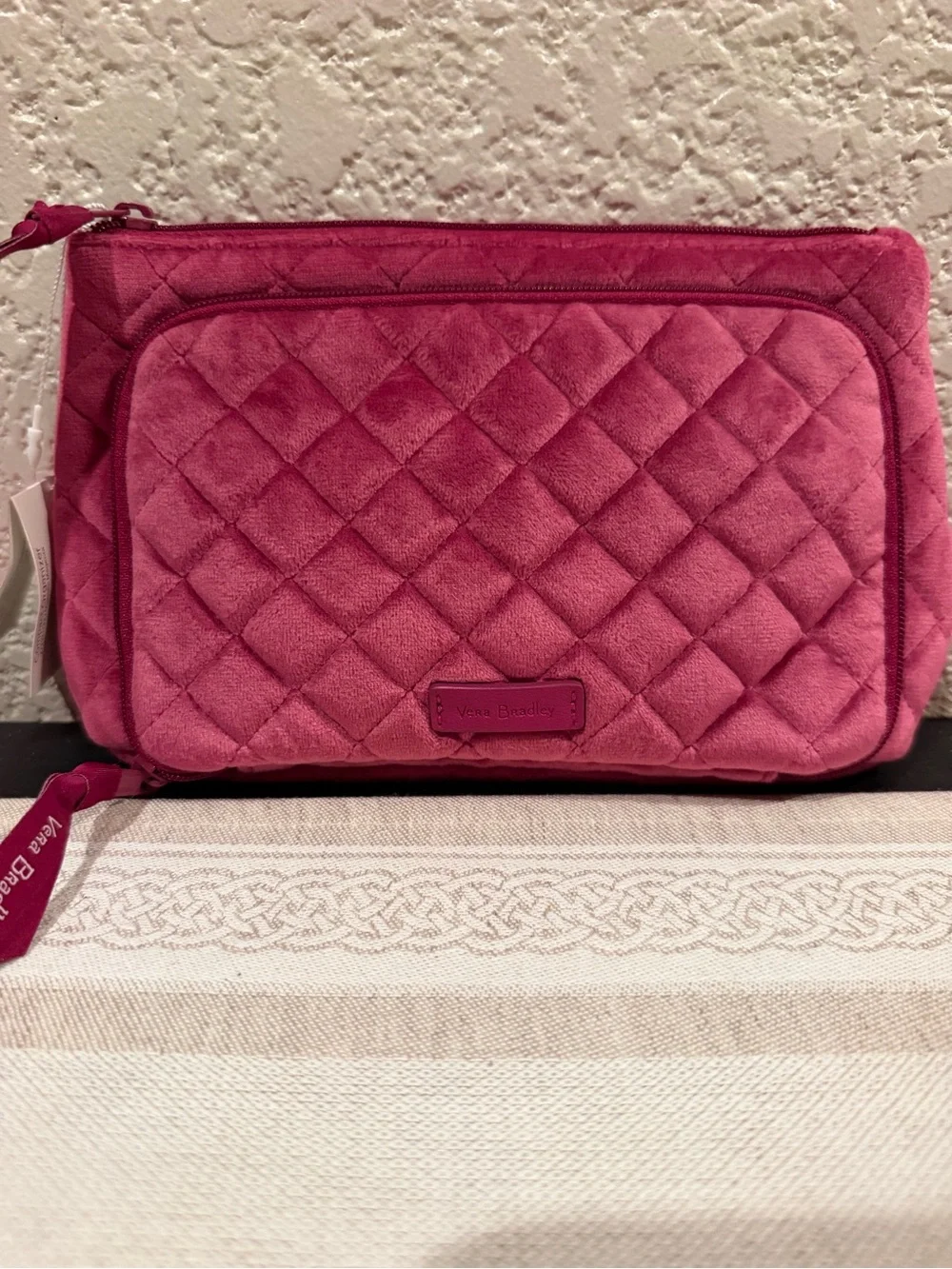 Vera Bradley Majestic Magenta Linited Edition Compact Organizer